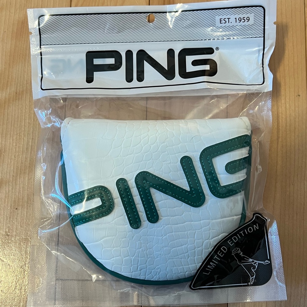 PING Heritage Collection 2024 Limited Edition Putter Golf Headcover White/Green